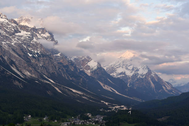 Cortina d'Ampezzo is a town in Northern Italy