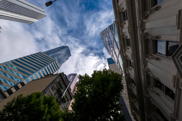 istock Modern office blocks in Downtown Melbourne, Australia 2193315559