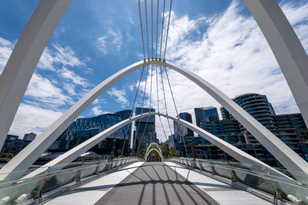 istock Seafarers Bridge in Downtown Melbourne, Australia 2193316284