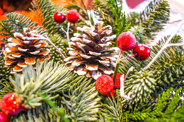 istock Closeup image of a Christmas wreath 2193318795
