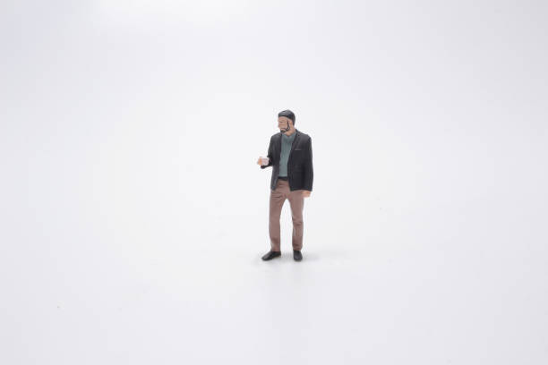 istock a Little men, people over white background standing 2193340284