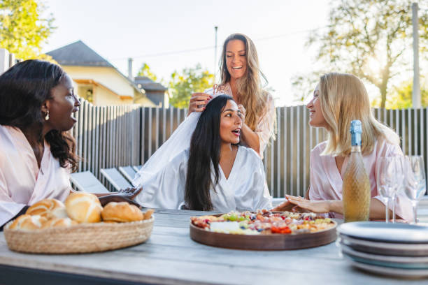 istock Bachelorette Party Celebration with Indian Bride and Friends 2193341985