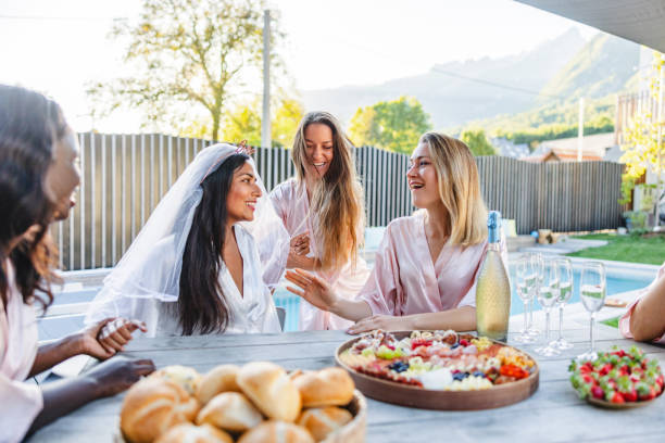 istock Bachelorette Party Celebration with Indian Bride and Friends 2193341986