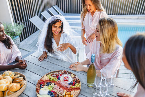 istock Bachelorette Party Celebration with Indian Bride and Friends 2193341991