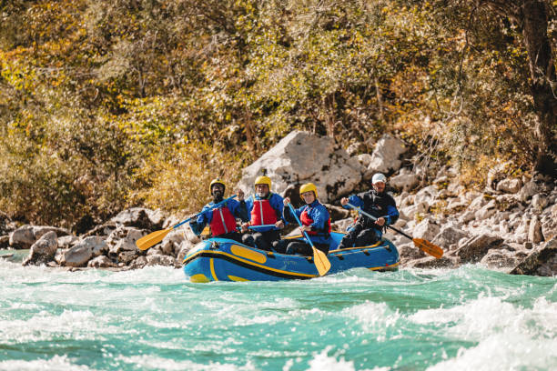 istock Family White Water Rafting Adventure 2193342091