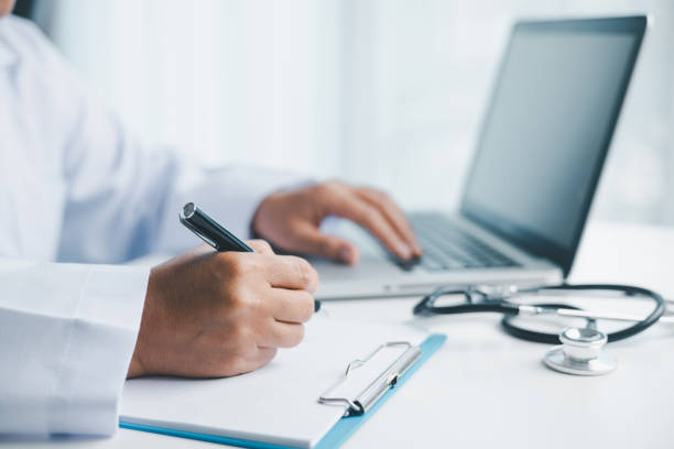 istock Concept business doctor education essential globalization, student learn and study in university and college to master knowledge needed travel global economy. book stethoscope for medical health care 2193344736