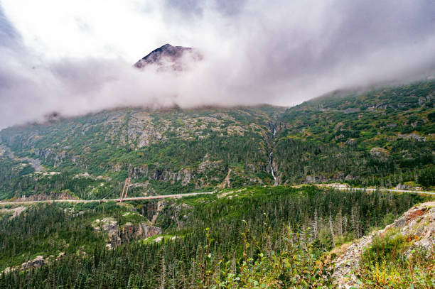 View of the mountains in Alaska