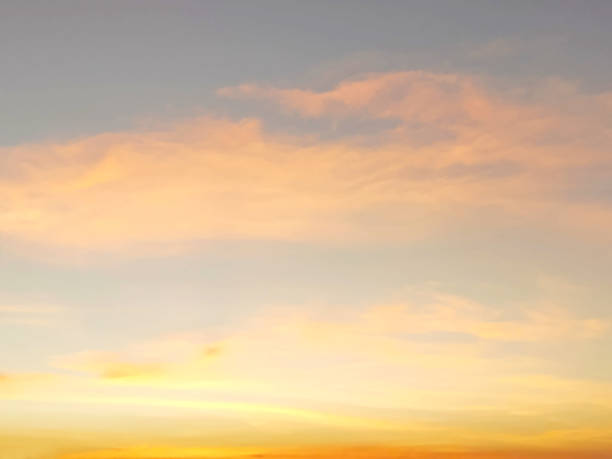 A peaceful sunset sky, perfect for contemplation.