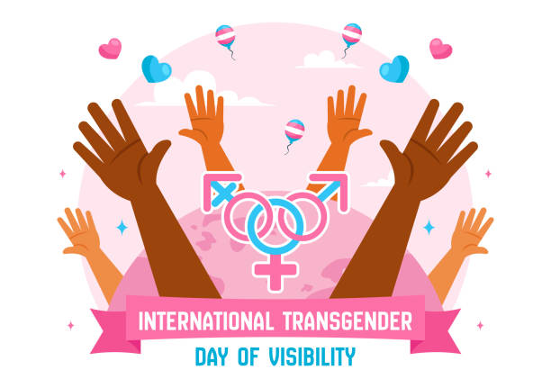 istock International Transgender Day of Visibility Vector Illustration on March 31, featuring Transgender Pride Flags and Symbols in a Celebratory Background 2193353139