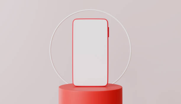 istock Mobile phone blank screen with festive big sale 2193362620