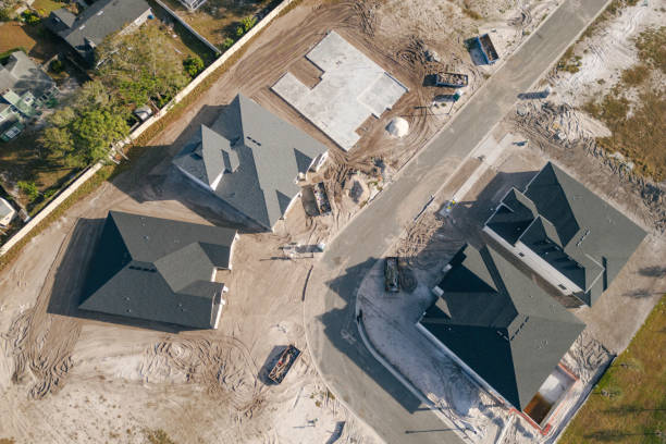 istock New Construction Homes - Orlando Florida - Developing Neighborhood - Four Houses 2193364686