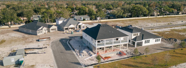 istock New Construction Homes - Orlando Florida - Developing Neighborhood - Four Houses 2193365711