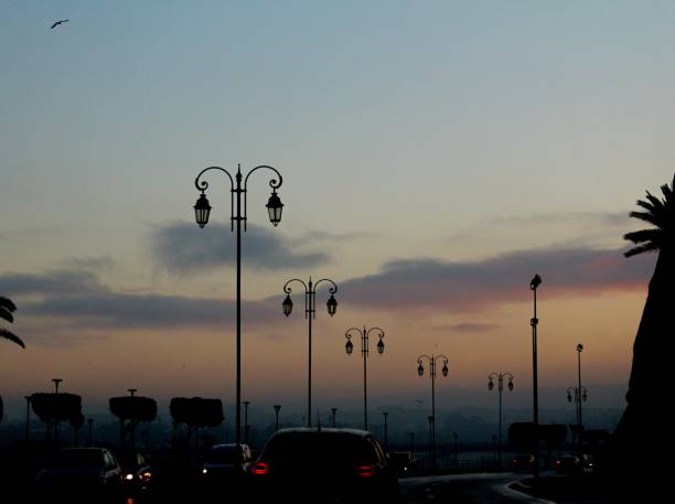 A picture of a beautiful sky at sunrise