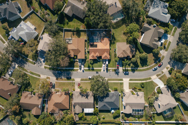 istock Homes - Orlando Florida Neighborhood - Top Down 2193366721