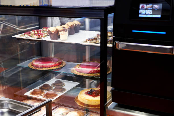 istock Cakes and desserts in cafe 2193366800