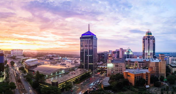 istock Sandton Cityscape Sunset 2193372727