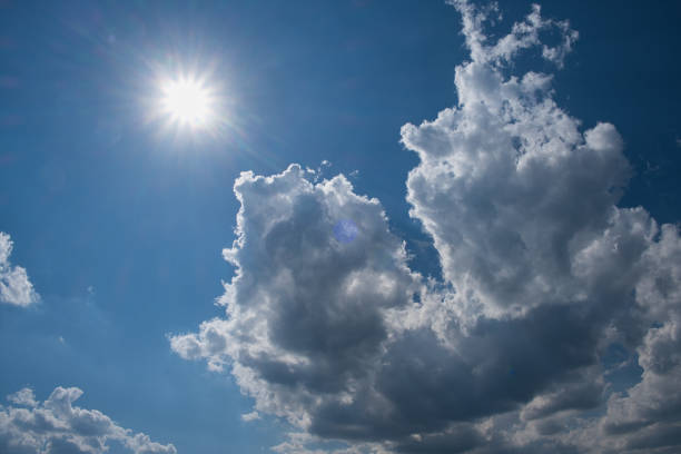 Wolken und Sonne