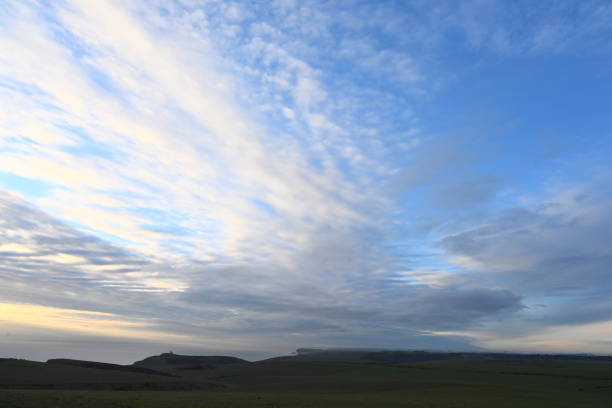 beachy head in the winter