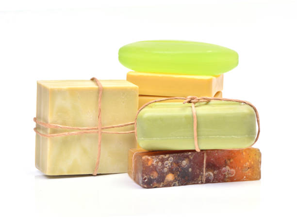 istock Different soap  and  towel   in the basket 2193384419