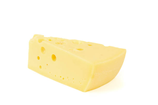 istock Maasdam cheese, isolated on white background 2193384959