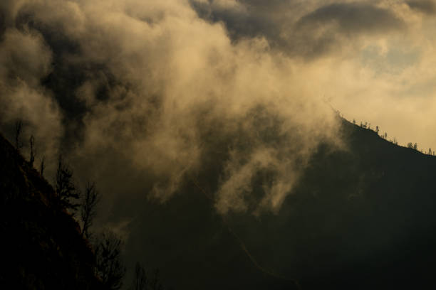 Mount Bromo is one of active volcanoes in Indonesia located in East Java