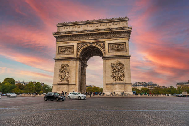 istock Arc de Triomphe Place de l'Etoile in Paris, France 2193386002