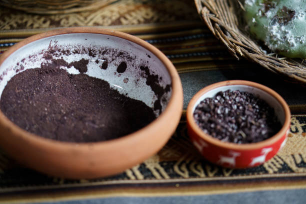 istock Artisanal natural dyes for traditional peruvian textiles 2193389847