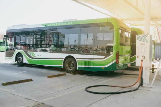 Large electric buses are using DC high-speed charging piles to supplement their electricity