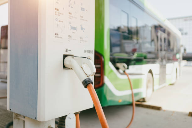 istock Electric vehicle charging pile, China 2193393830