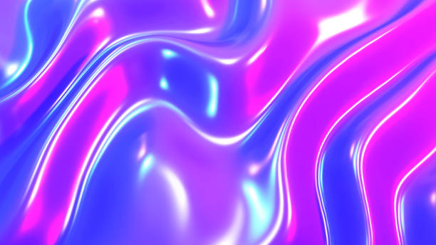 istock Purple blue plastic shiny background, latex glossy foil texture pattern wallpaper.. 2193396435