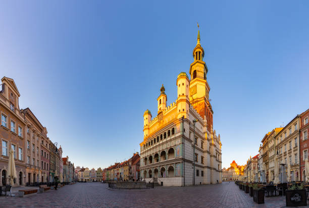 istock Poznan Old Market Square at Sunrise 2193409889
