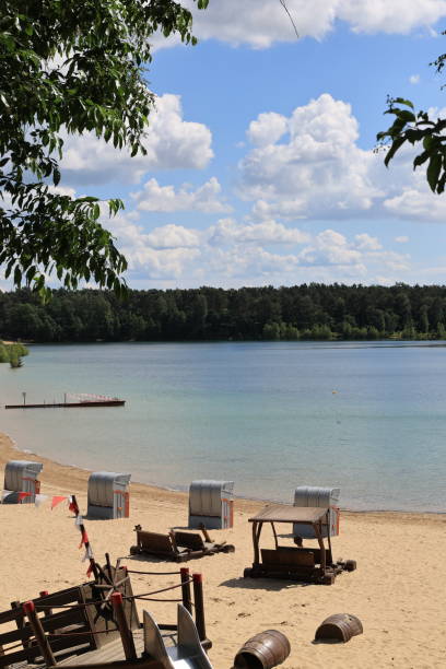 istock Beautiful summer day at the Heidesee in Holdorf 2193410208