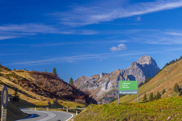 istock Bregenzerwald welcome, Hochtann Mountain Pass, Warth, Vorarlberg, Austria 2193411644
