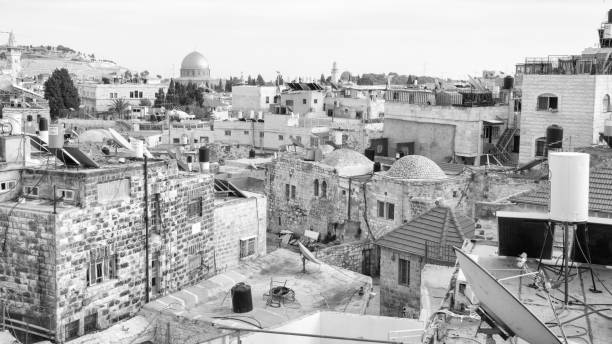 Rooftops in the Muslim Quarter, Jerusalem