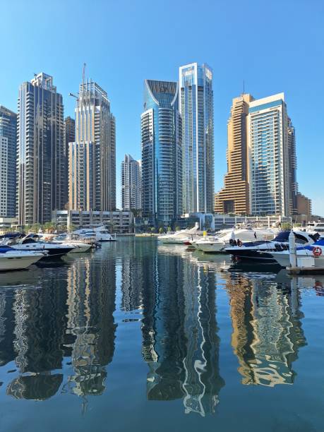 istock Dubai city harbour and marina 2193418887