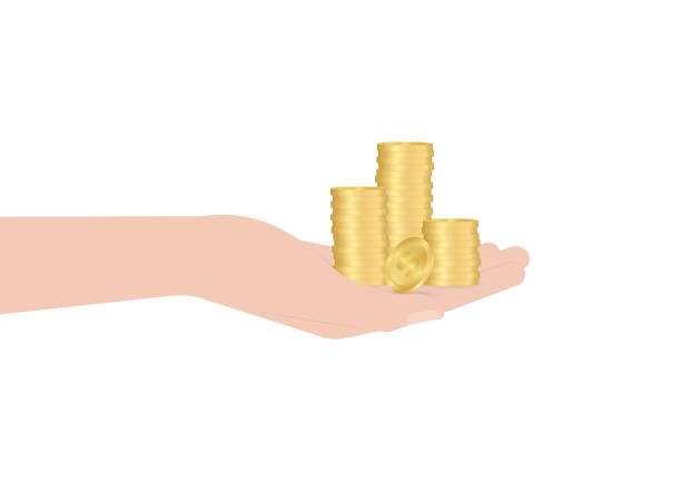 istock Hand Holding Coin. Growing Money, Saving and Investment Concept. 2193421835