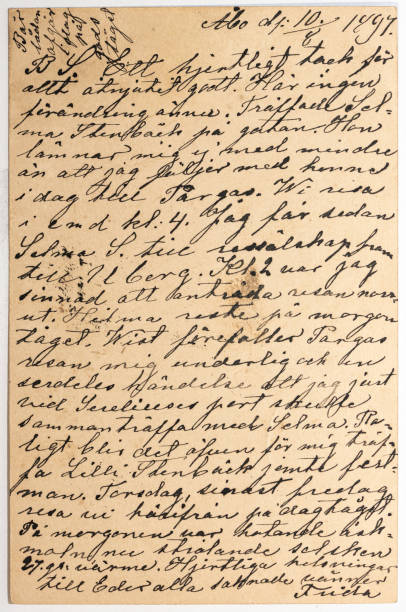 istock Antique handwritten letter 2193426779