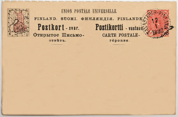istock Antique postcard from Finland 2193427164