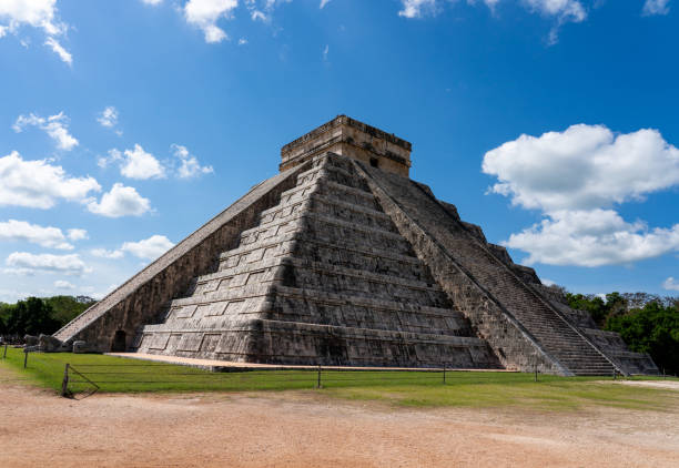 istock Ancient Mayan pyramid of Kukulkan in Chichen Itza, Mexico 2193427744