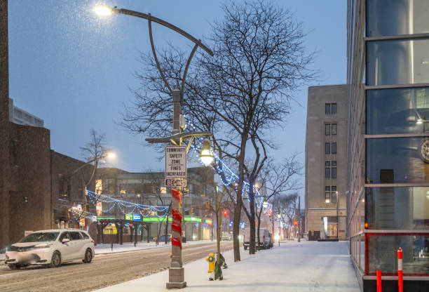 istock Windsor, Ontario Winter Skyline at Dusk 2193432205