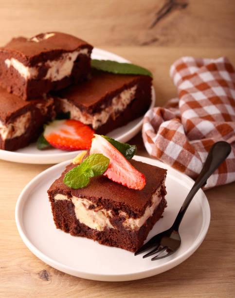 istock Cream cheese brownie bars 2193432751