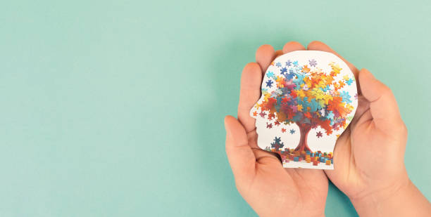 istock ASD autism neurodevelopmental spectrum disorder, deficits in social communication and interaction, brain with impairment, hypersensitivity and abnormalities 2193433954