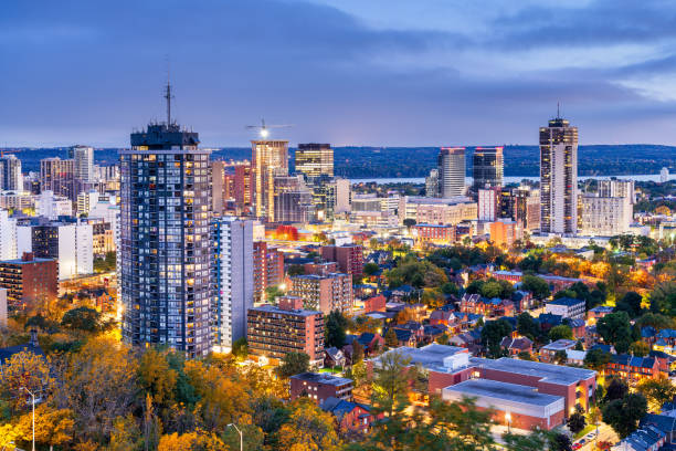 istock Hamilton, Ontario, Canada Skyline at Twilight 2193434158