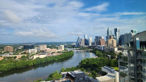 istock Austin City Scape and LadyBird Lake 2193441377