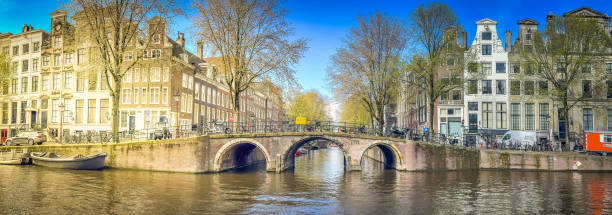 istock bike on canal ring, Amsterdam 2193442574
