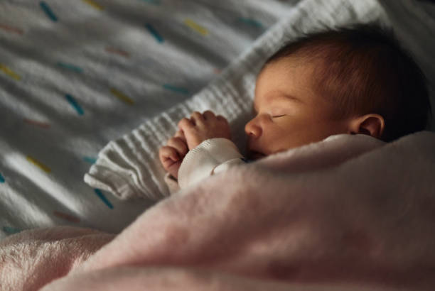 istock Sleeping newborn baby girl 2193448663