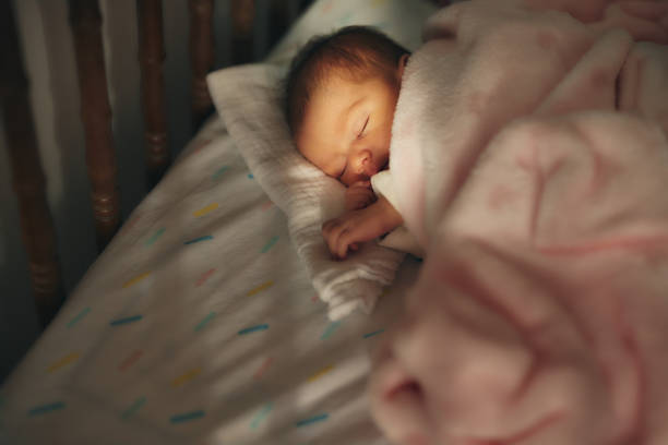 istock Sleeping newborn baby girl 2193448683