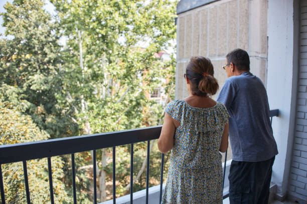 istock Senior couple moving into new home 2193449250