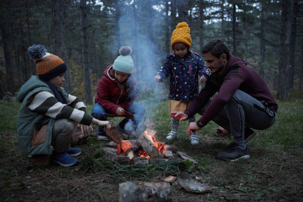 istock Memorable moments near campfire 2193451870