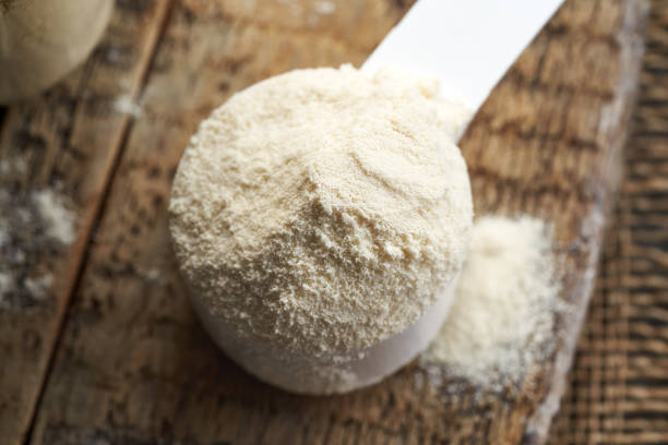 istock Whey protein powder - healthy nutritional supplement 2193455673